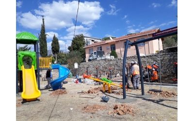 Ahmetlere Çocuk Parkı Kuruluyor