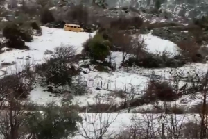 Ahmetler Kar Altında 