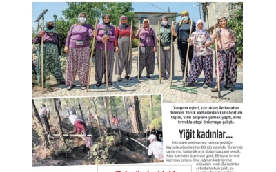 Bu Kadınlar Bu Yangını Niçin Söndürmüştü?