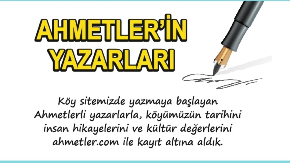 Ahmetlerli Yazarlar-1