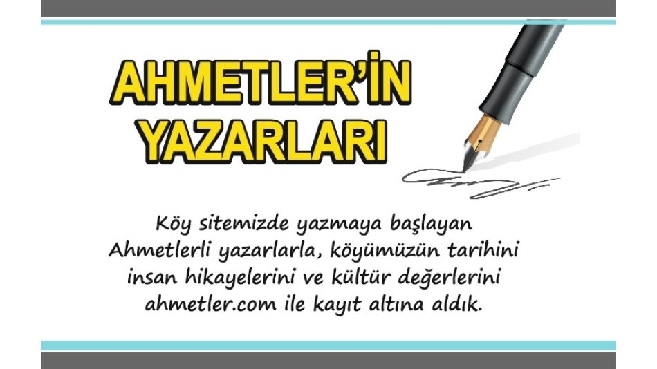 Ahmetlerli Yazarlar-1